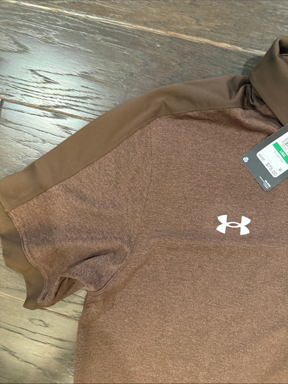Under Armour Brown Lehigh Wrestling Polo Shirt - Picture 4 of 4